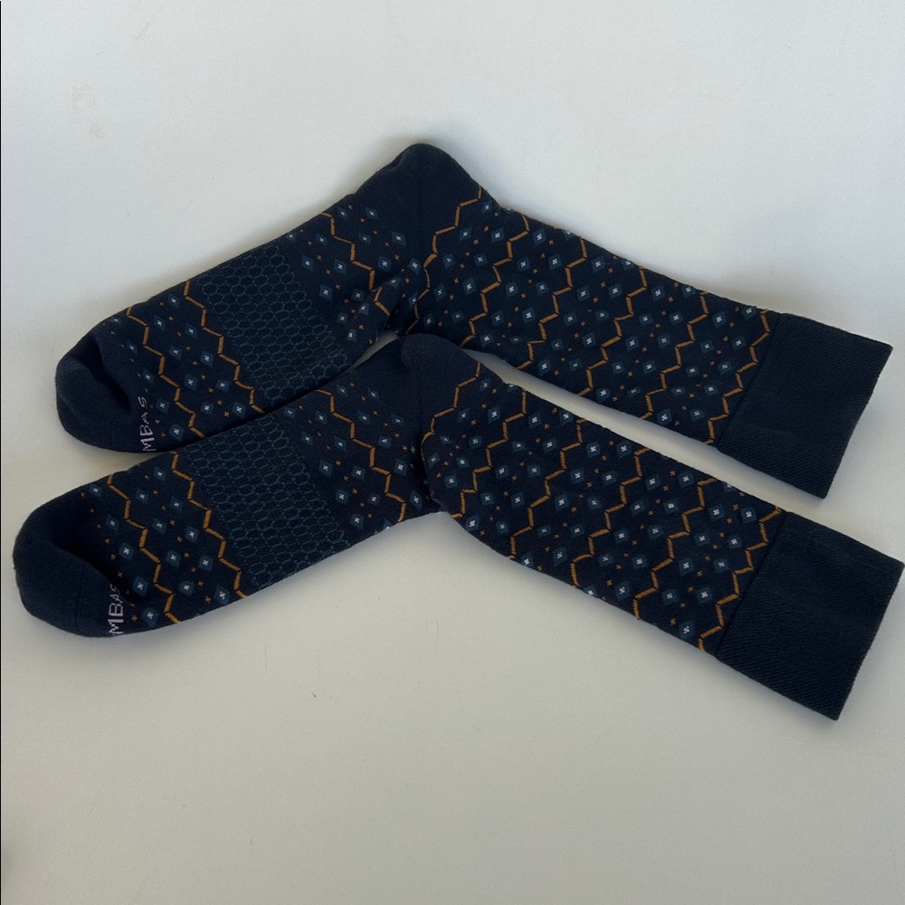 Bombas Socks Men's Dress Calf Sock Holiday Series XL - Picture 4 of 12